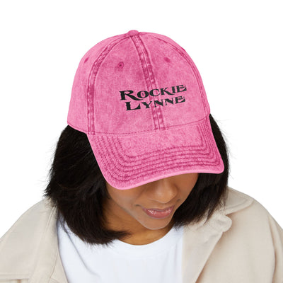 Embroidered Vintage Baseball Cap — Pink
