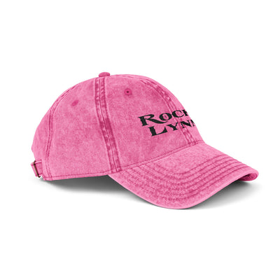 Embroidered Vintage Baseball Cap — Pink